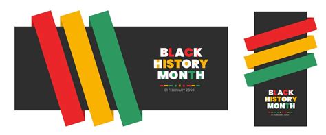 black history month landscape and portrait background. black history month 2023 banner. African ...