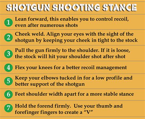 Infographics: Shotgun Shooting Stance