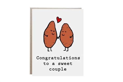 Couples Card, Funny Engagement Card, Wedding Card, Anniversary Card - Etsy | Engagement humor ...