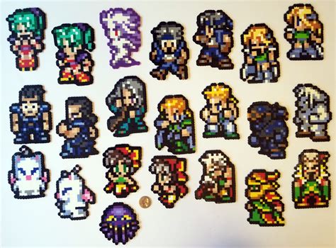 Kitchen Décor Final Fantasy 6 Sprites PixelArt Refrigerator Magnets etna.com.pe