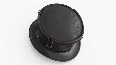 Leather hat model - TurboSquid 1548440