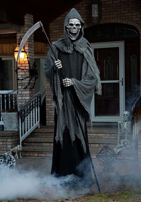 Giant 9FT Animated Scythe Reaper Decoration