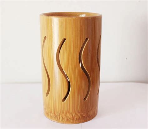 Bamboo Toothbrush Holder – with Bamboo