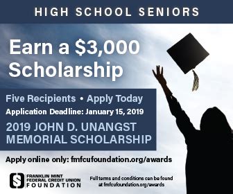 $3,000 Scholarships for High School Seniors – FMFCU Foundation