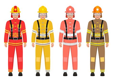 Firefighter Uniform Vector Art, Icons, and Graphics for Free Download