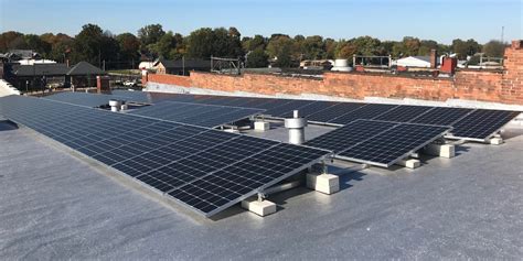 Commercial Roof Mounted Solar Panels for Café | Lincoln, IL