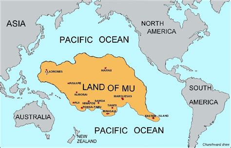 Mu-Lemuria continent (Pacific ocean) | Luoghi