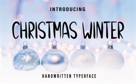 Christmas Winter Font Font - Font Canyon