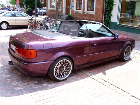 Purple Audi 80 B4 Quattro Cabriolet