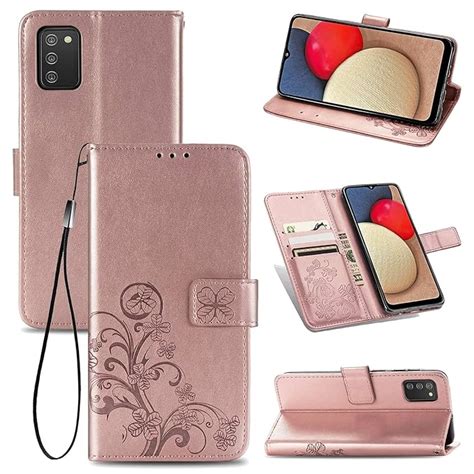 Cell Phone Cases for Samsung Galaxy A02s Four-Leaf: Amazon.in: Electronics