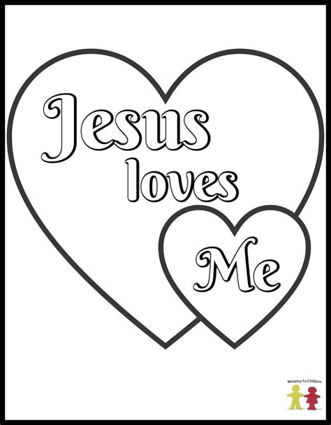 Jesus Loves Me Free Printable - Printable Templates