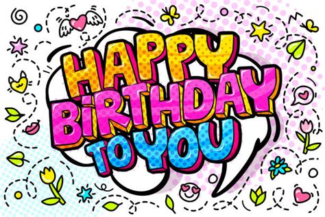 Happy Birthday Bubble Letters Illustrations, Royalty-Free Vector Graphics & Clip Art - iStock