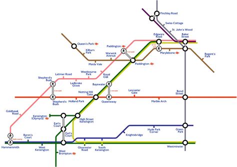 Jubilee Line Train Map - Image to u