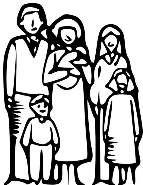 Family Black And White Clip Art, PNG, 936x1209px, Family, Art, Artwork, Black And White, Blog ...