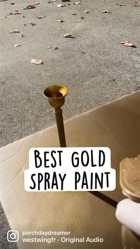 Best GOLD Spray Paint | Best gold spray paint, Gold spray paint, Diy spray paint