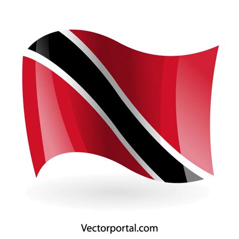 Trinidad and Tobago flag clip art Royalty Free Stock SVG Vector and Clip Art