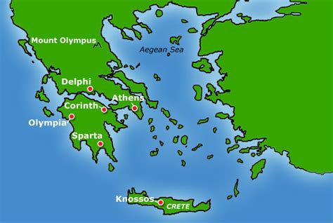 Cities of Ancient Greece - Physical Features of Greece