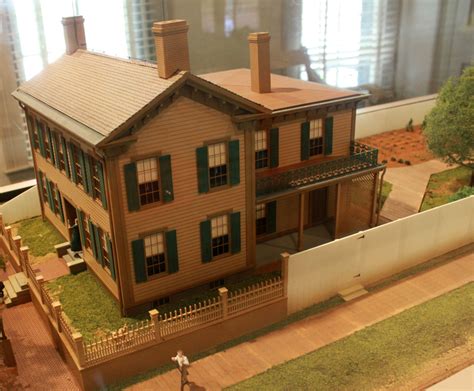 Model of Lincoln Home after remodel in Springfield, Illinois image - Free stock photo - Public ...