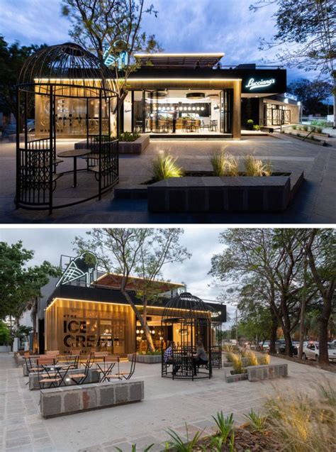 Modern Small Restaurant Exterior Design – BESTHOMISH