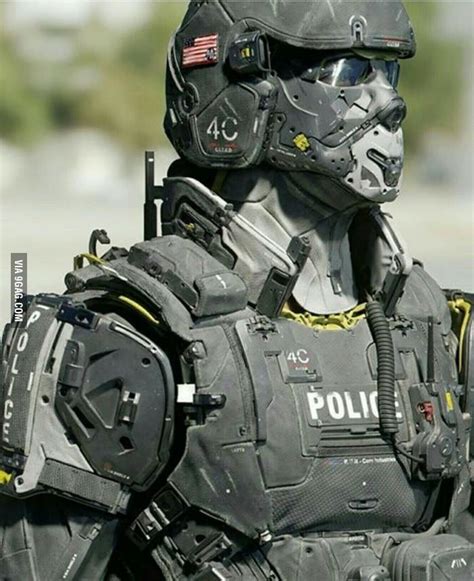 Future looking police body armor | Tactical armor, Combat armor, Body armor