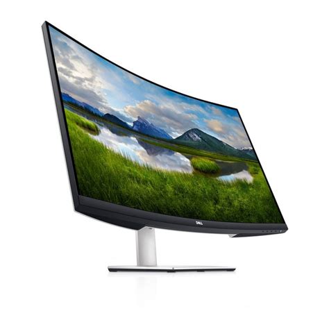 Dell Monitor 32 Inch Curved 4K UHD Silver S3221QS