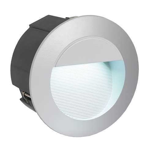 Zimba Exterior IP65 LED Round Recessed Wall Light