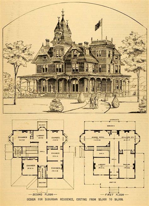 Authentic Victorian House Plans - Floor Plans Concept Ideas