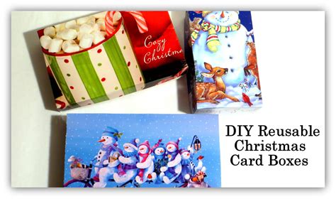 DIY Reusable Christmas Card Box Tutorial