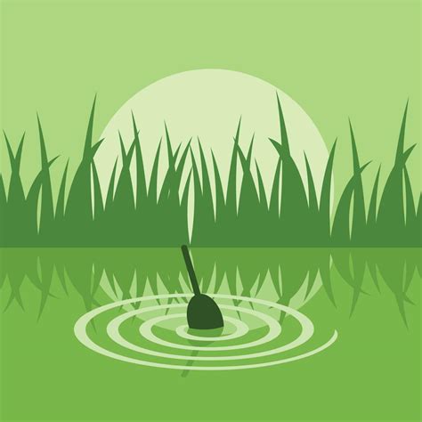 Fishing Lure In The Water, Isolated Background. 24077870 Vector Art at Vecteezy