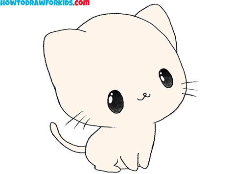 How To Draw A Cute Kitten