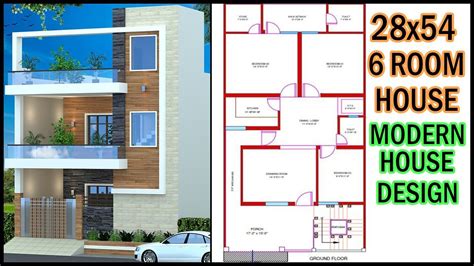 Front Elevation Designs, Latest House Designs, Construction Work, House Map, House Front, Modern ...