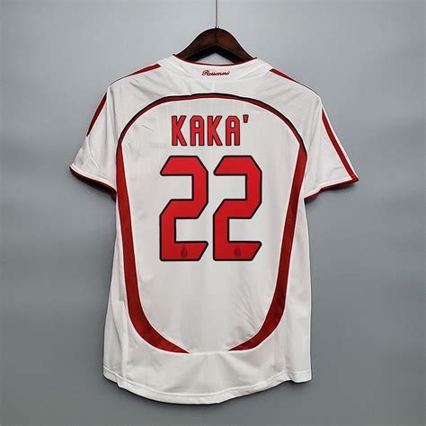 KAKA 22 | AC Milan | 2006-07 CHAMPIONS LEAGUE FINAL AWAY JERSEY – FOOTBALL MYTHS