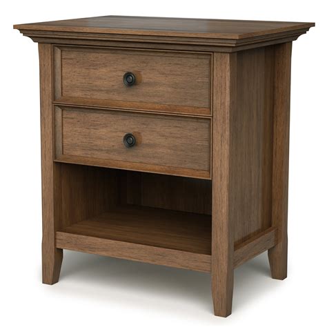 Brooklyn + Max Washington 2 Drawer Nightstand - Walmart.com