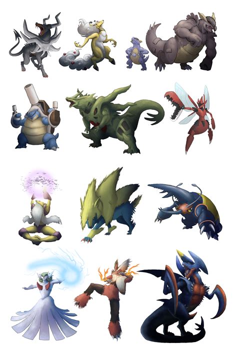 Mega Evolutions Mega Set by Legend13 on DeviantArt