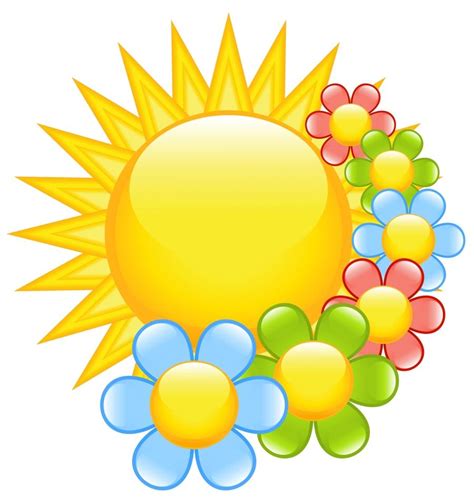 Spring flowers clip art photos