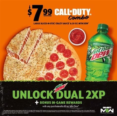 Little Caesars And MTN DEW Release New $7.99 Call Of Duty Combo - The Fast Food Post