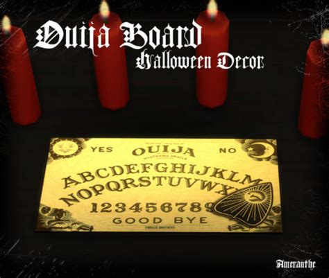 Camera Obscura - Ouija Board Spooky fun for Halloween, if you dare....