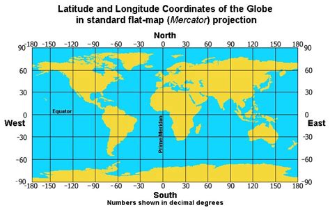 Latitude And Longitude Map