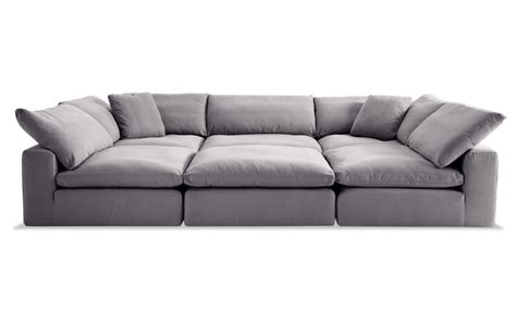 Dream Gray Modular 6 Piece Sectional | Bobs.com