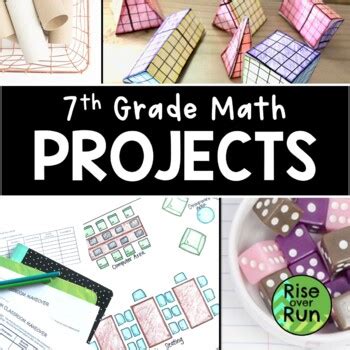 7th Grade Math Projects Bundle by Rise over Run | TpT