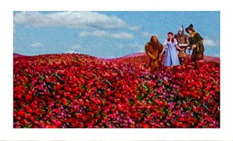 Wizard of Oz Poppy Field Art Painting Print 36x24 Poster on Canvas | eBay