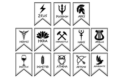 Greek God Symbols • Greek Gods & Goddesses