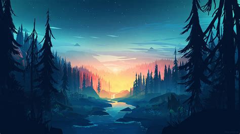 Scenery Night Digital Art Wallpapers - Wallpaper Cave