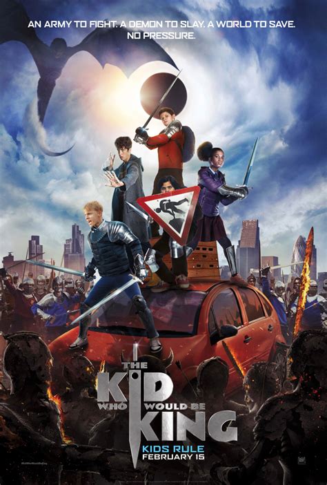 Joe Cornish's The Kid Who Would Be King | New Poster Available • WithGuitars