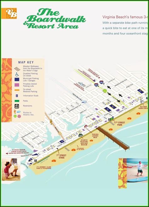 Myrtle Beach Map Of Hotels And Attractions | Beach Map