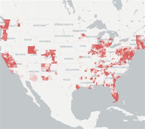 Coverage & Availability Map | Broadbandnow - Texas Fiber Optic Map - Printable Maps