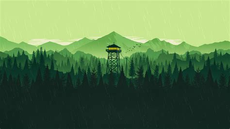 Wallpaper : Firewatch, Video Game Art, minimalism, simple 1920x1080 - JimdeGris - 1762759 - HD ...