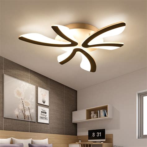 3 Heads Modern Acrylic LED Ceiling Light Pendant Lamp Chandelier Minimalist Art Lighting Fixture ...