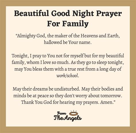 9 Good Night Prayers for God to Bless You, Family & Friends