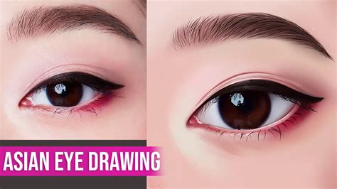 how to draw stylized asian eyes - animeGlowArtDrawingToga